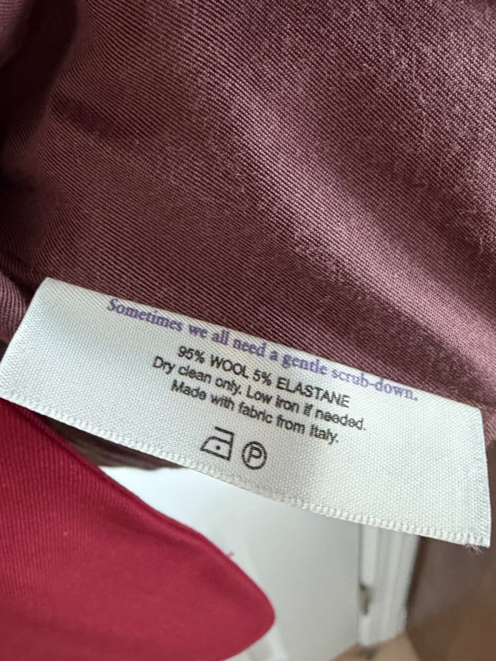 MM.LaFleur Burgundy Tailored Blazer - Picture 13 of 15